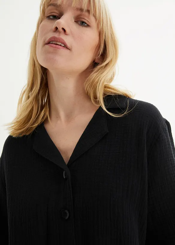 Muslinskjorta av bomull, bonprix