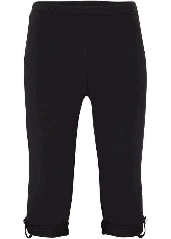 Caprileggings med knapp i ekologisk bomull, bonprix