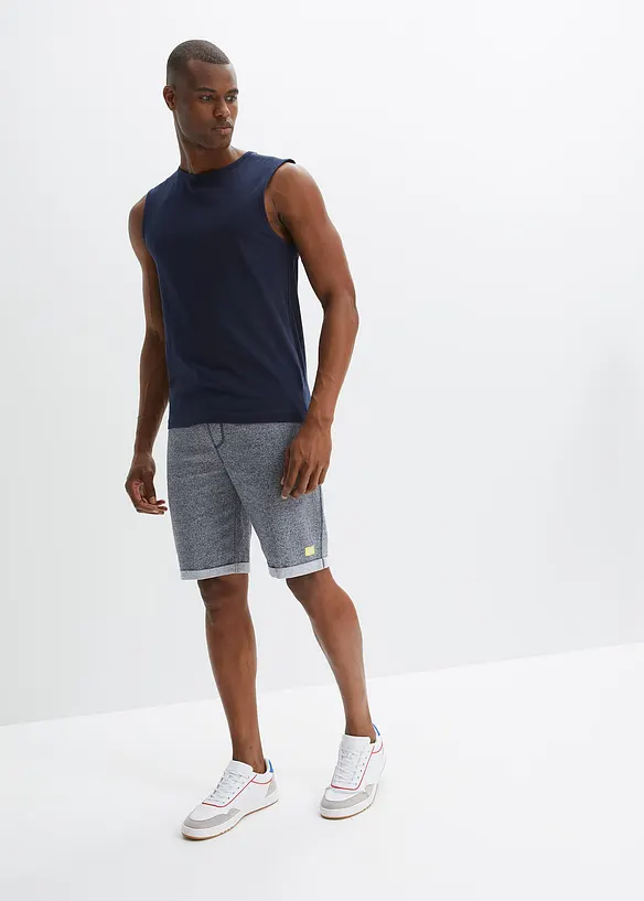 Trikåshorts i denimlook, bonprix