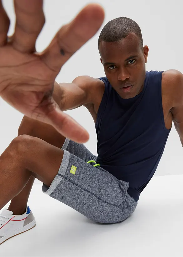 Trikåshorts i denimlook, bonprix
