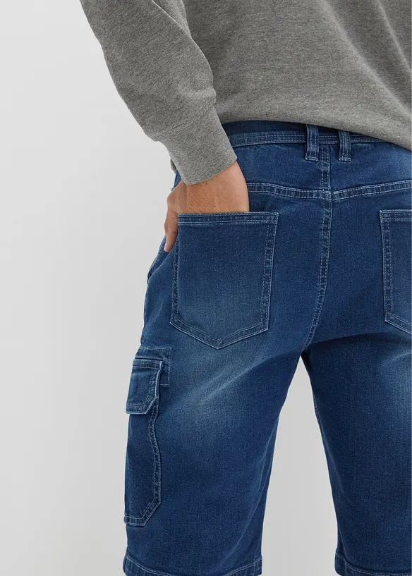 Jeansshorts i stretch, normal passform, bonprix