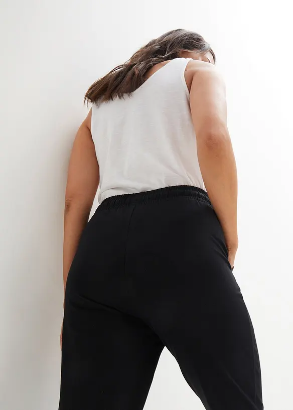 Jerseybyxa av elastisk bomullsmix, bonprix