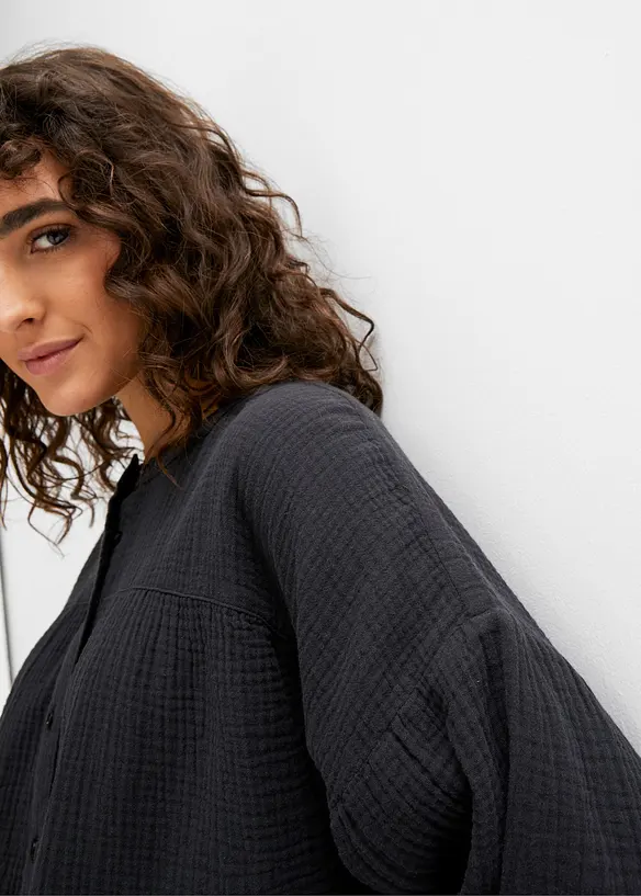 Oversizeblus i skön muslin, bonprix