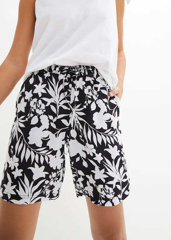Vida viskosshorts med bekväm hög midja, bonprix