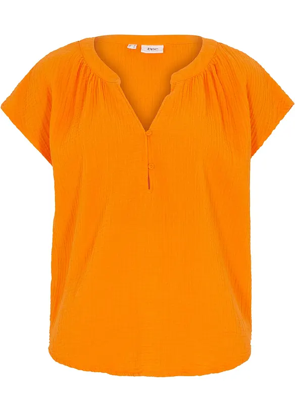 Blustopp i bomullsmuslin, bonprix