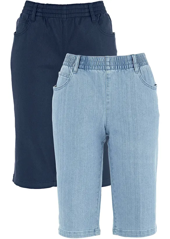 Stretchshorts (2-pack), bonprix