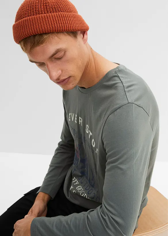 Långärmad T-shirt (2-pack), bonprix