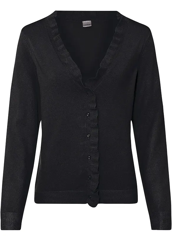 Finstickad cardigan, bonprix