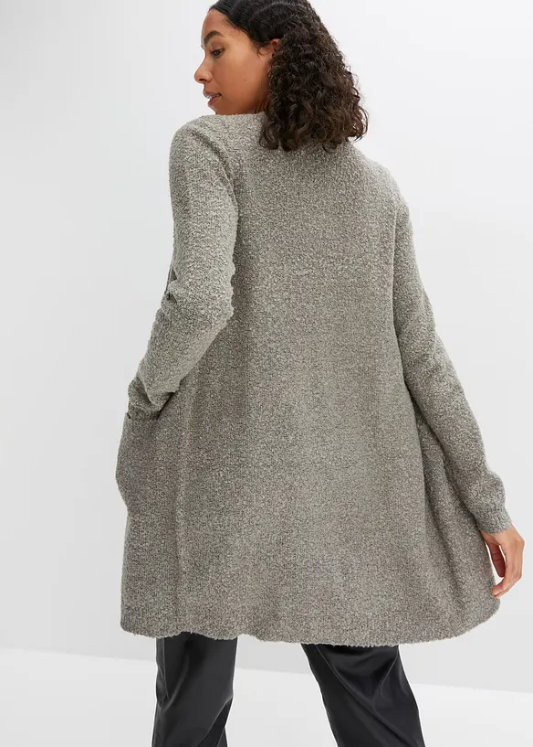 Lång bouclécardigan, bonprix