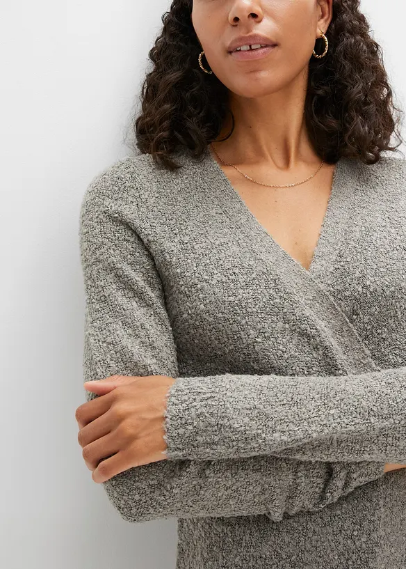 Lång bouclécardigan, bonprix