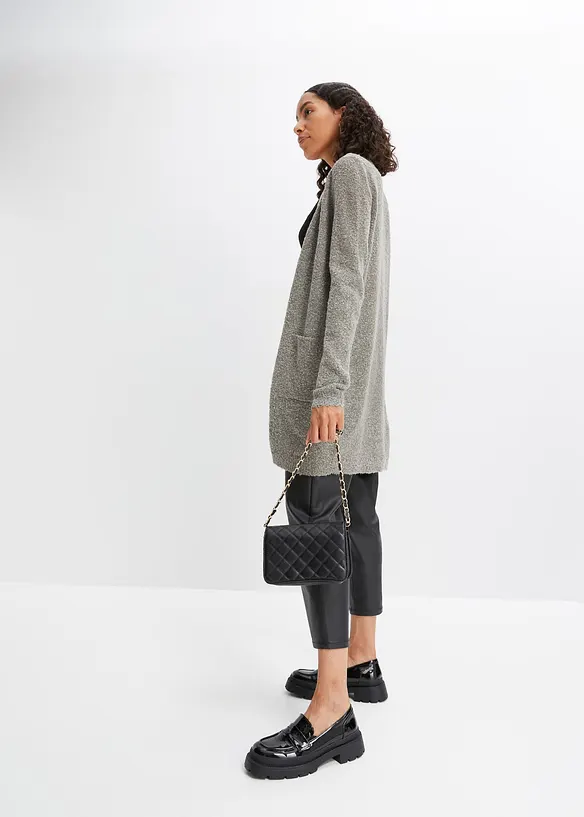 Lång bouclécardigan, bonprix