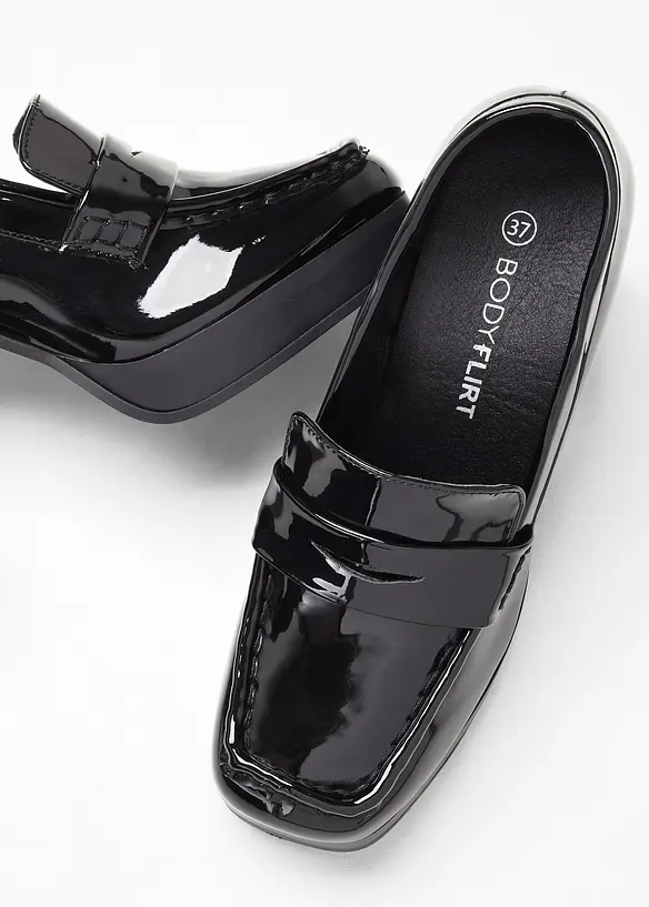 Loafers med klack, bonprix