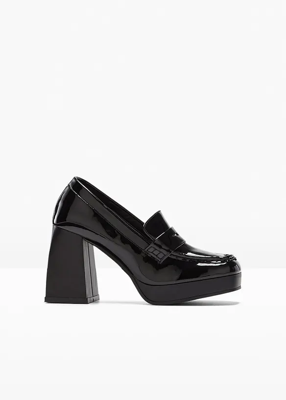 Loafers med klack, bonprix