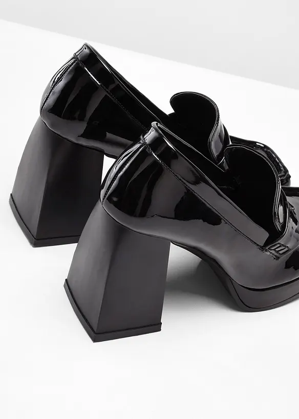 Loafers med klack, bonprix