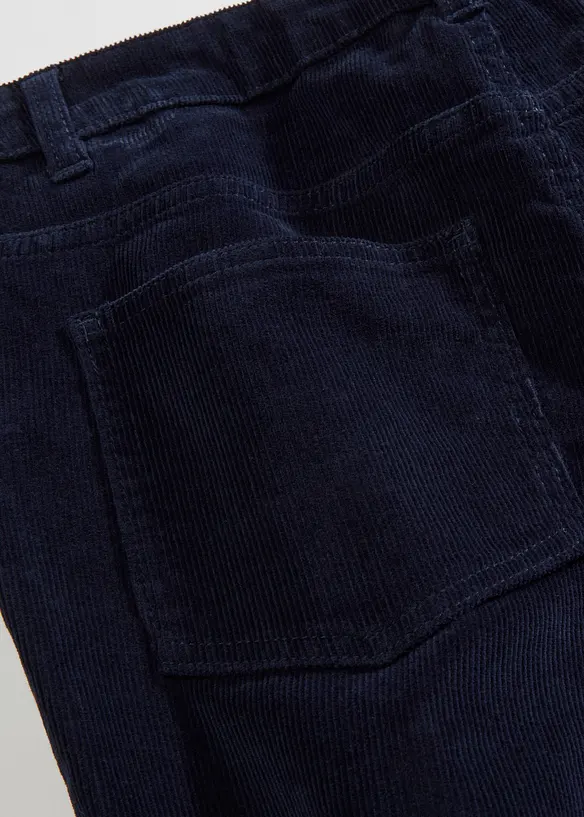 Stretchig manchesterbyxa, bootcut, bonprix