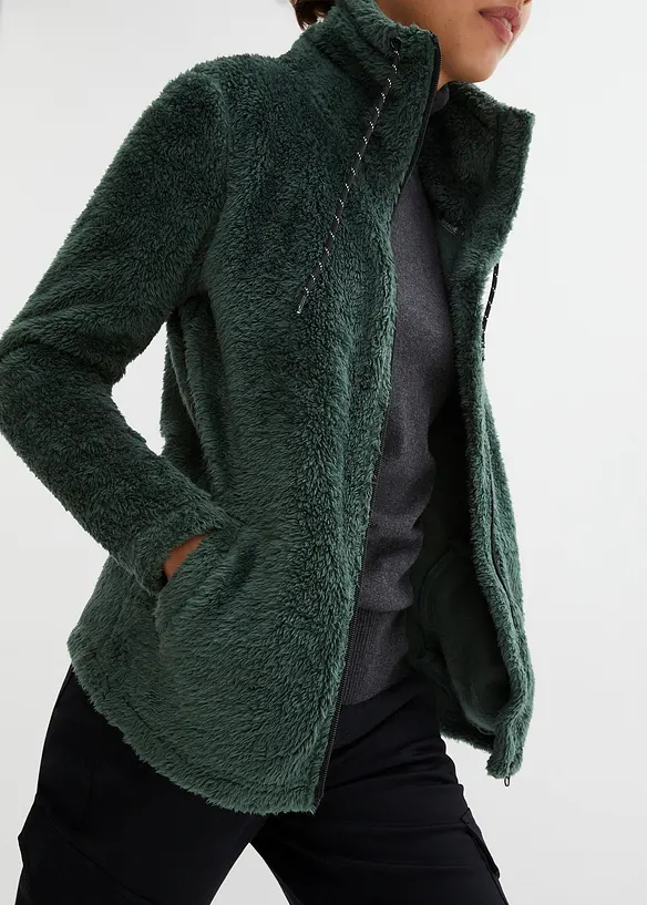 Jacka i teddyfleece, bonprix