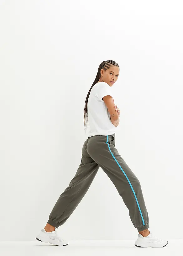 Joggingbyxa i bomullsmix, bonprix