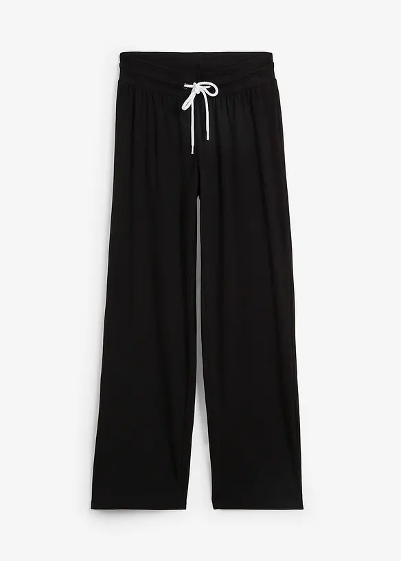 Jerseybyxa av bomull, med stretch, bonprix