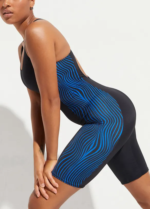 Snabbtorkande, sportig baddr&auml;kt med ben, bonprix