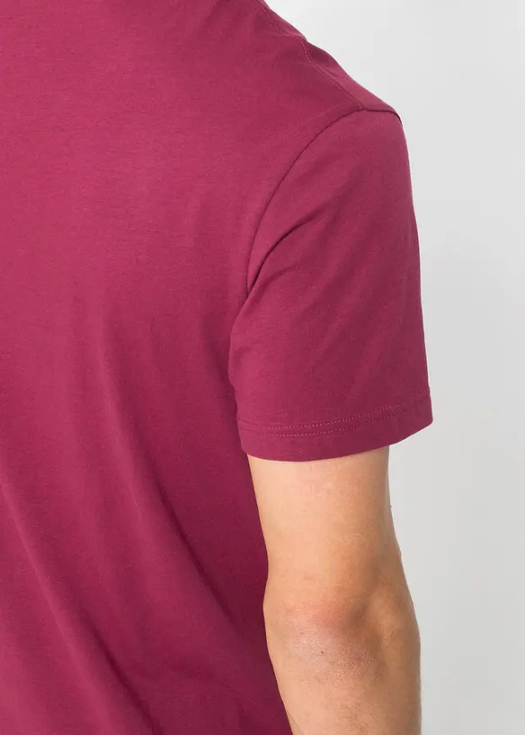 V-ringad T-shirt (3-pack), bonprix