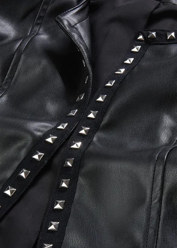 Jacka i skinnimitation, bonprix