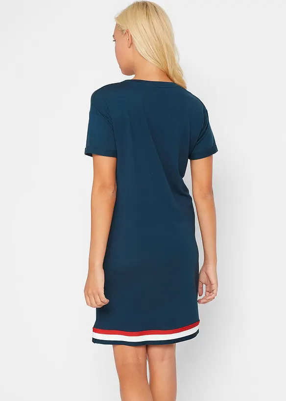 Jerseyklänning i mjuk viskosmix, bonprix