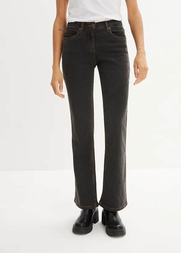Bootcut Jeans High Waist, Stretch, bonprix