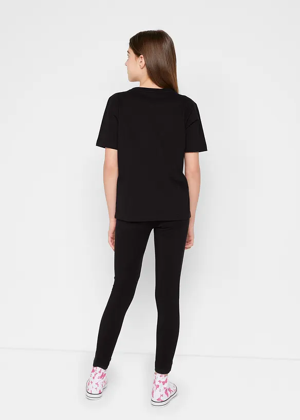 T-shirt + leggings för barn  (2 delar), bonprix