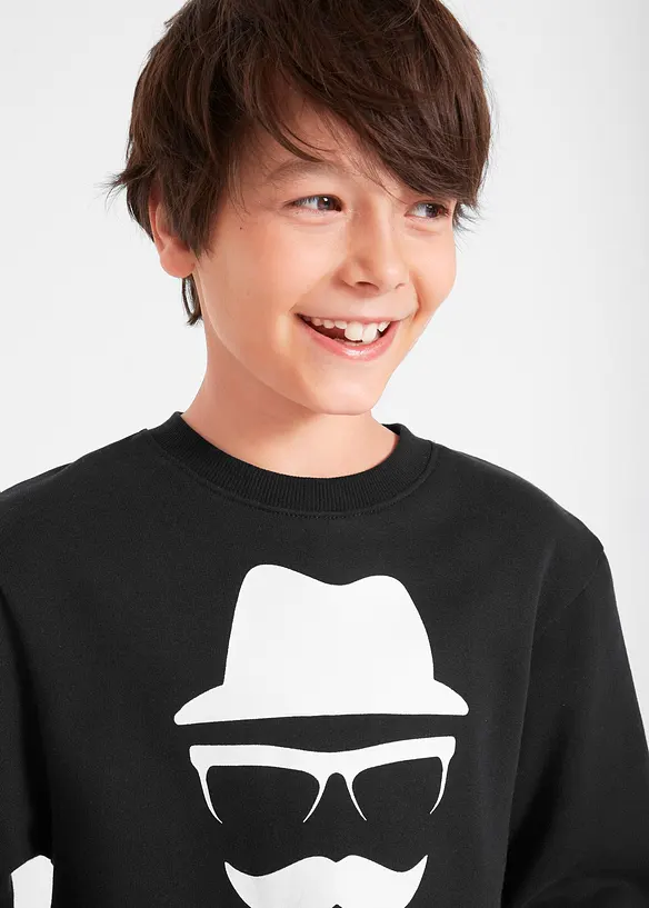 Sweatshirt för barn i ekologisk bomull, bonprix
