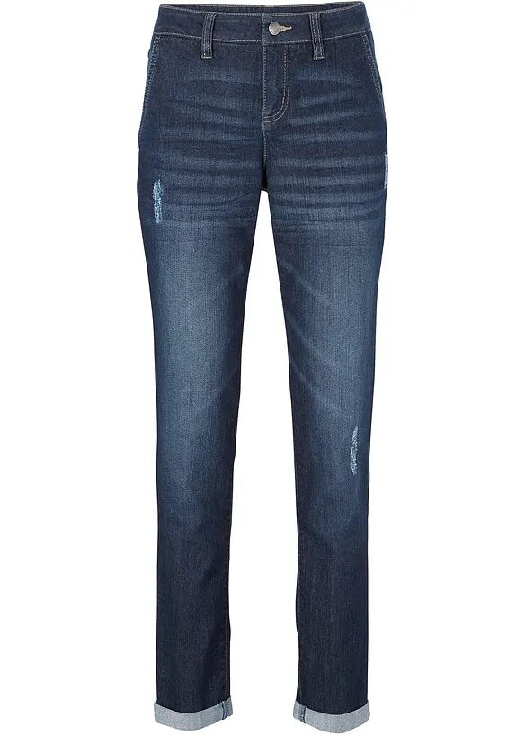 Boyfriend Jeans Mid Waist, Comfort Stretch, bonprix