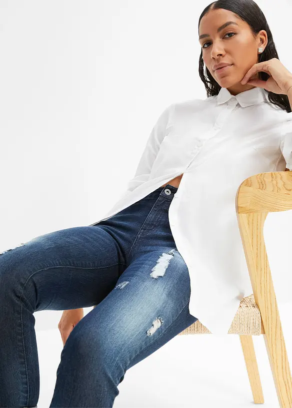 Skinny Jeans Mid Waist, med stretch, bonprix