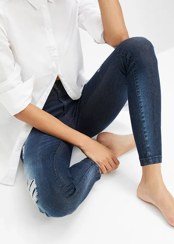 Skinny Jeans Mid Waist, med stretch, bonprix