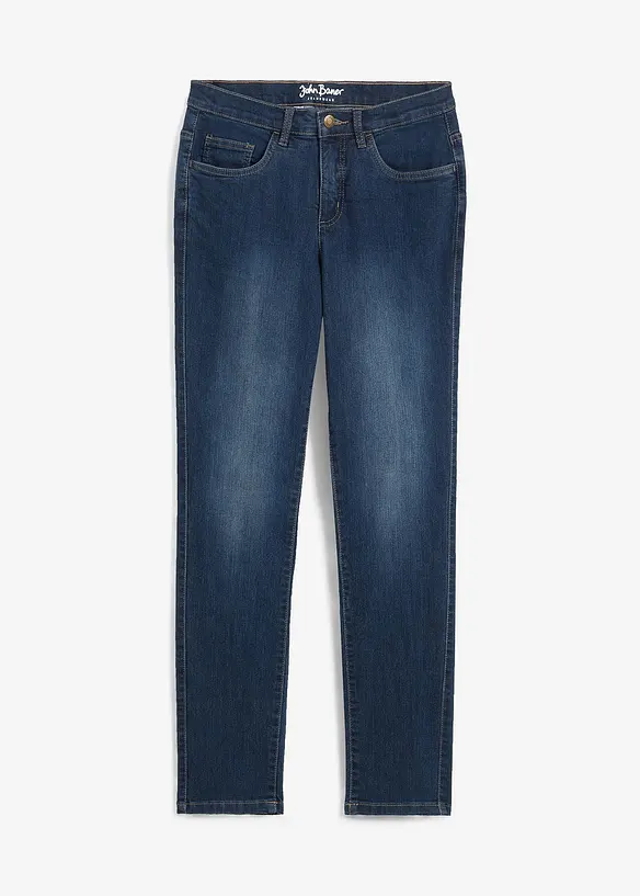 Stretchjeans Straight Mid Waist, bonprix