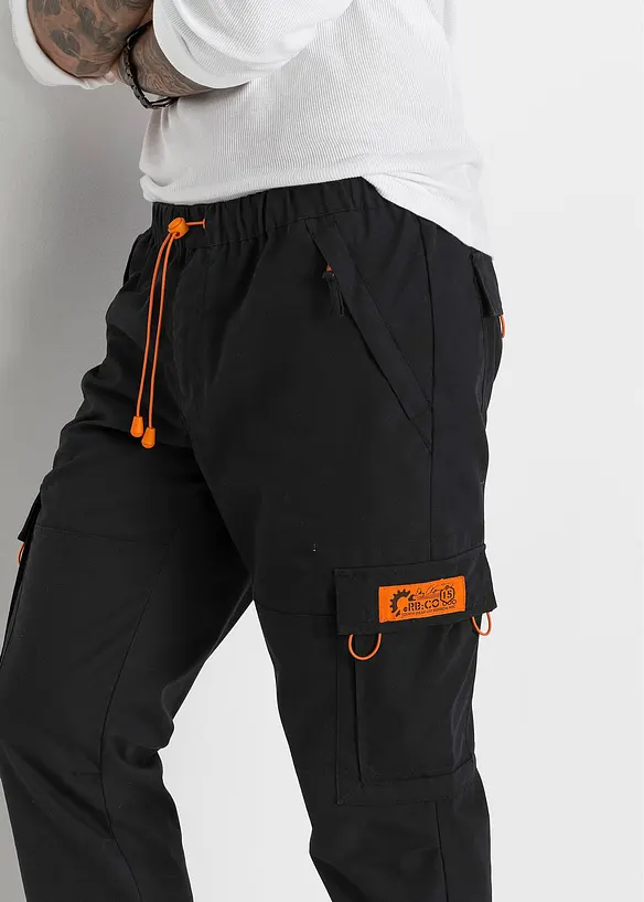 Fritidsbyxa, Loose Fit, Straight, bonprix
