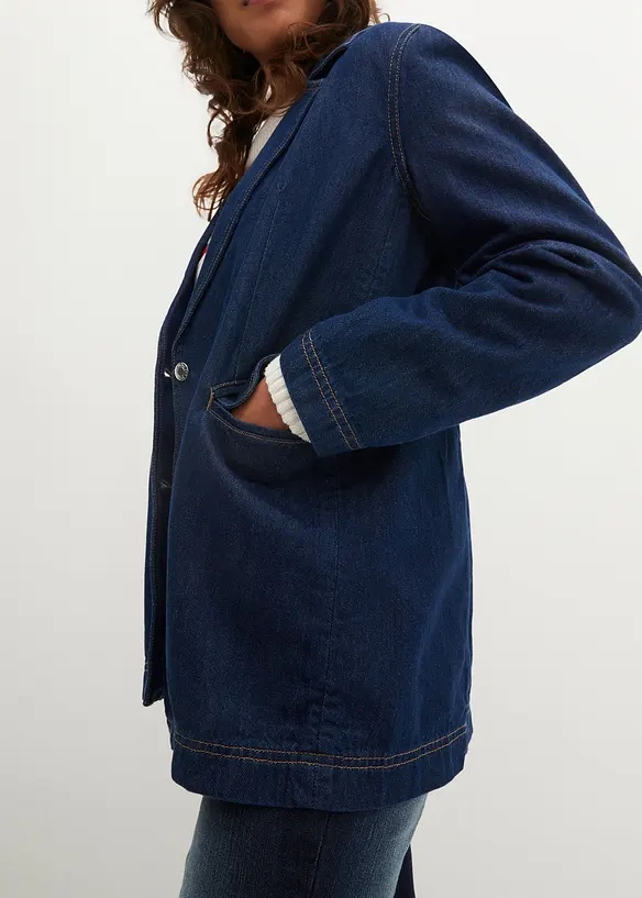 Denimkavaj i boyfriendmodell, bonprix