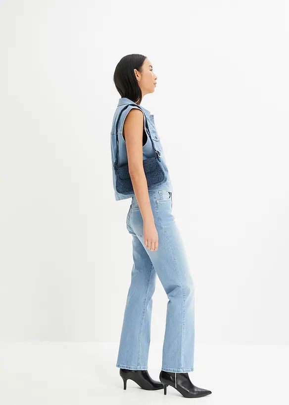 Straight Jeans, High Waist, Stretch, bonprix