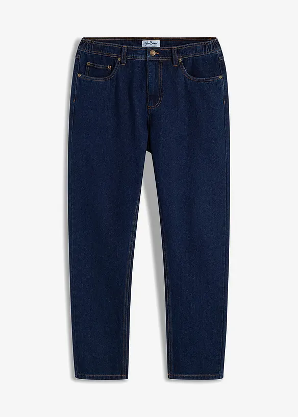 Classic Fit jeans med resår i sidan av midjan, Straight, bonprix