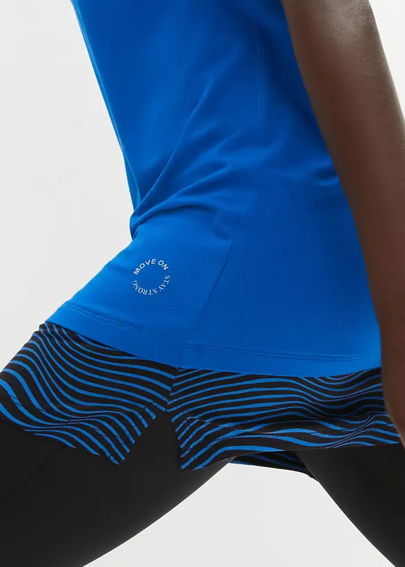 L&aring;ng funktionstopp med 2-i-1-look, bonprix