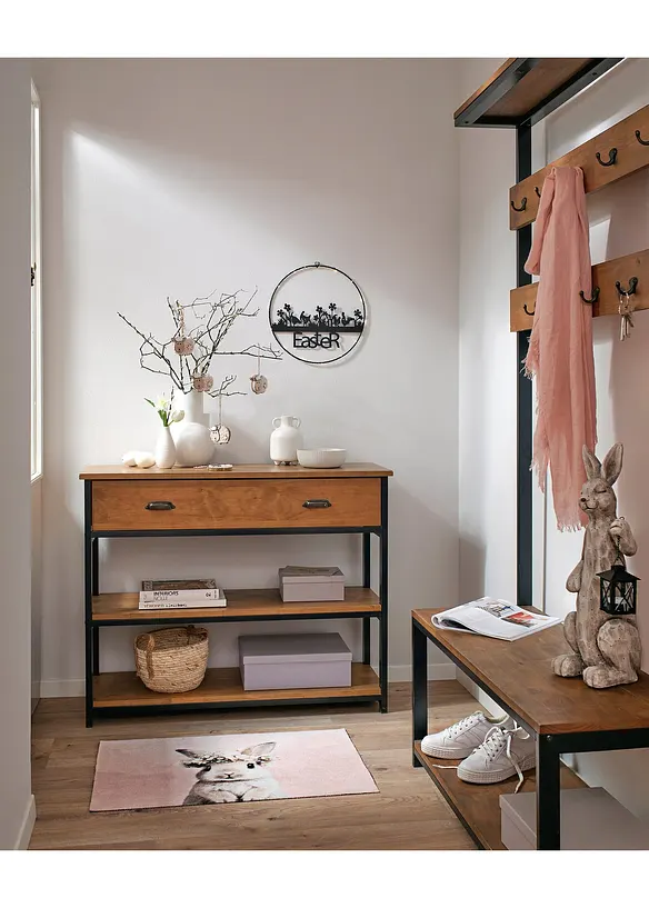 D&ouml;rrmatta med kanin, t&aring;l att tv&auml;ttas, bonprix