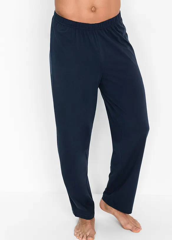 Pyjamas med bomull, långa ärmar, bonprix
