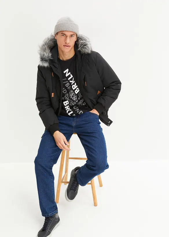 L&aring;ng&auml;rmad T-shirt i ekologisk bomull, bonprix