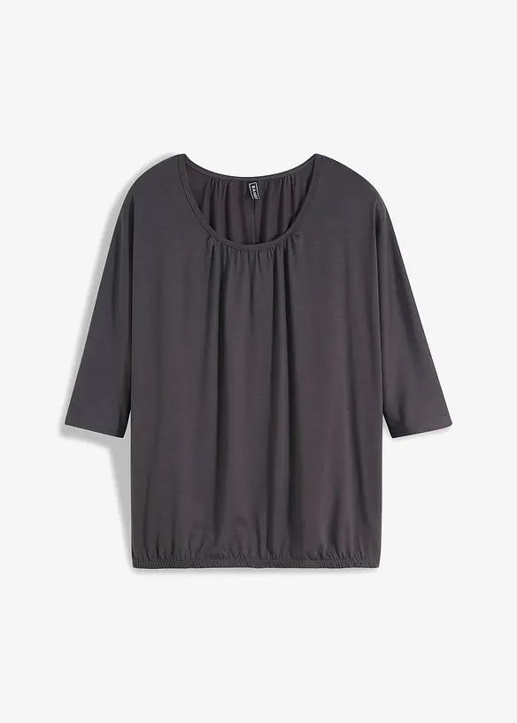 Oversizetopp i materialmix, bonprix