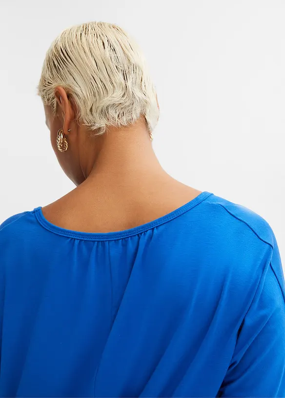 Oversizetopp i materialmix, bonprix