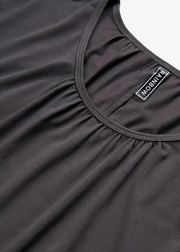Oversizetopp i materialmix, bonprix