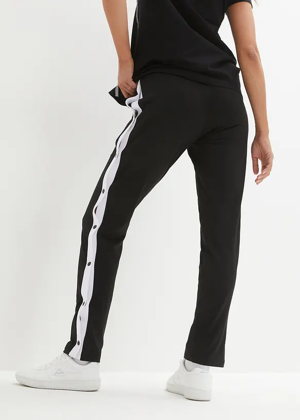 Snabbtorkande joggingbyxa med tryckknappar, bonprix