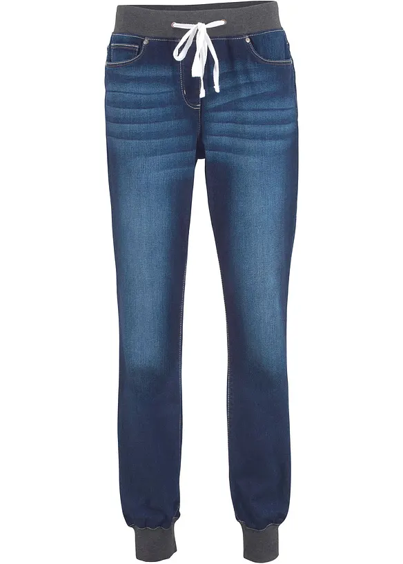 Boyfriend Jeans Mid Waist, med bekväm midja, bonprix