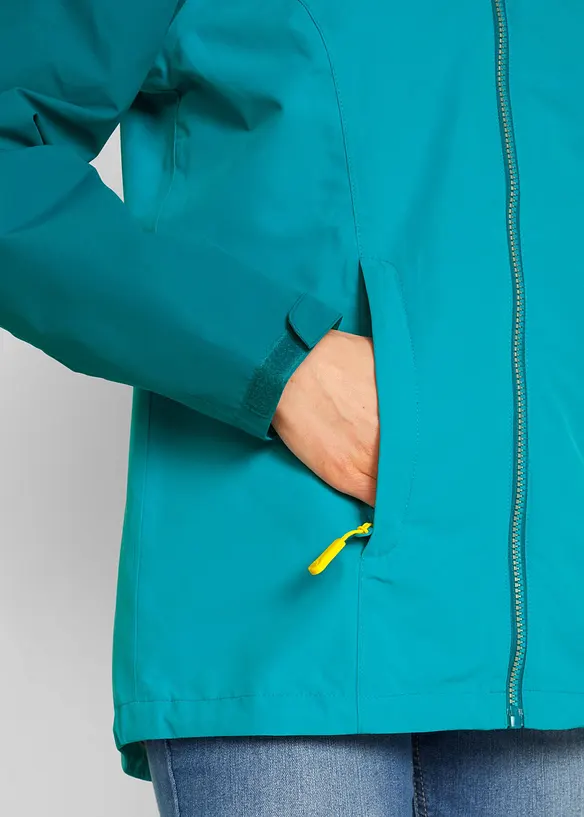 Vattent&auml;t funktionsjacka med huva, bonprix