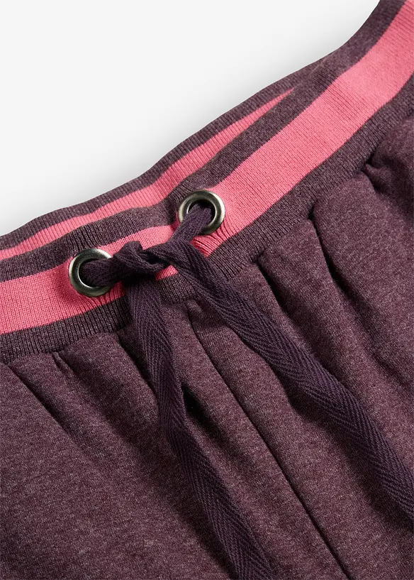 Svettisbyxa i bomullsmix (2-pack), bonprix