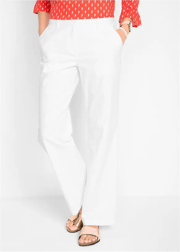 V&auml;vd byxa i linne och bomull, bonprix