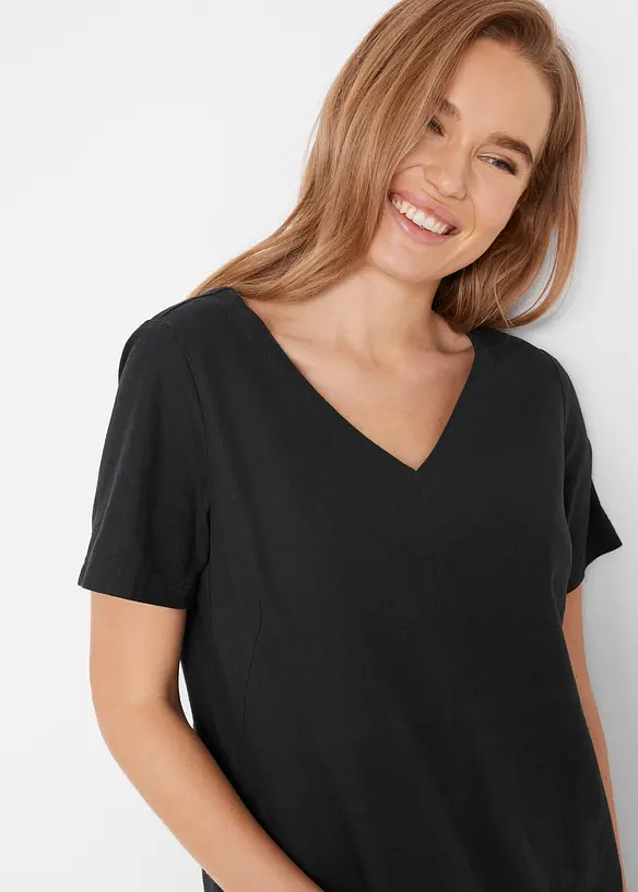 Minikl&auml;nning i linnemix, bonprix